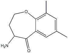 1-Benzoxepin-5(2H)-one,4-amino-3,4-dihydro-7,9-dimethyl-(8CI) Structure