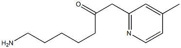 2-Heptanone,7-amino-1-(4-methyl-2-pyridyl)-(8CI) Struktur