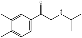 Acetophenone, 2-(isopropylamino)-3,4-dimethyl- (8CI) Struktur