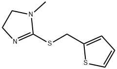 2-Imidazoline,1-methyl-2-(2-thenylthio)-(8CI) Structure