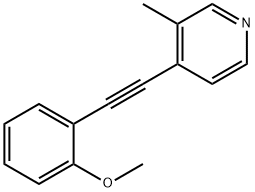 3-Picoline,4-[(o-methoxyphenyl)ethynyl]-(8CI) Structure