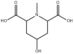 2,6-Piperidinedicarboxylicacid,4-hydroxy-1-methyl-(8CI) Struktur