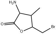 2(3H)-Furanone,3-amino-5-(bromomethyl)dihydro-4-methyl-(8CI),802845-51-8,结构式