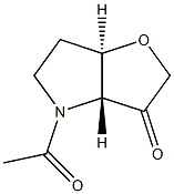 2H-Furo[3,2-b]pyrrol-3(3aH)-one,4-acetyltetrahydro-,(3aR,6aR)-rel-(9CI),802919-01-3,结构式