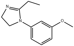 2-Imidazoline,2-ethyl-1-(m-methoxyphenyl)-(8CI) Struktur