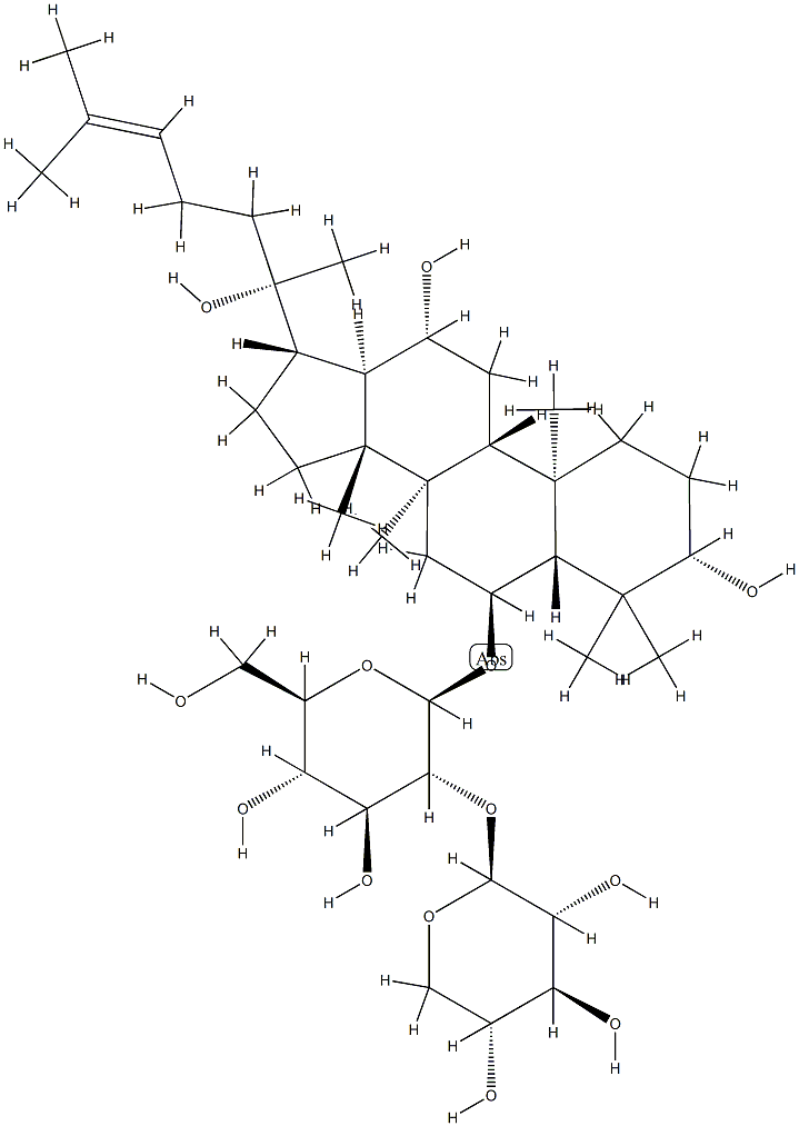 ノトギンセノシドR2 化学構造式
