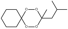 1,2,4,5-Tetraoxaspiro[5.5]undecane,3-methyl-3-(2-methylpropyl)-(9CI) Structure