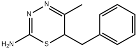 6H-1,3,4-Thiadiazin-2-amine,5-methyl-6-(phenylmethyl)-(9CI) 化学構造式
