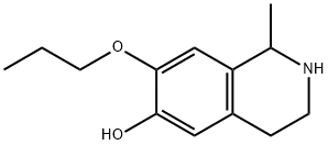 6-Isoquinolinol,1,2,3,4-tetrahydro-1-methyl-7-propoxy-(9CI) 化学構造式