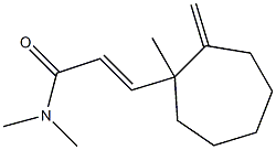 2-Propenamide,N,N-dimethyl-3-(1-methyl-2-methylenecycloheptyl)-(9CI)|