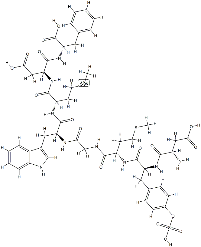 Cholecystokinin (26-33) 结构式