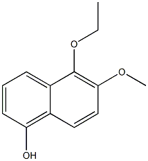 1-Naphthalenol,5-ethoxy-6-methoxy-(9CI) Structure