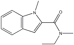 1H-Indole-2-carboxamide,N-ethyl-N,1-dimethyl-(9CI) Structure