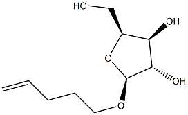 ba-L-Xylofuranoside, 4-pentenyl (9CI) Struktur
