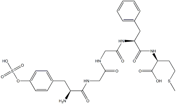 enkephalin-Met, Tyr-O-sulfate Struktur