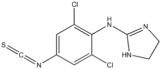 Clonidine 4-isothiocyanate  Structure