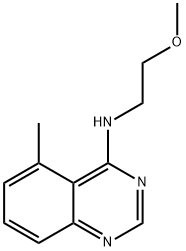 4-Quinazolinamine,N-(2-methoxyethyl)-5-methyl-(9CI),819793-33-4,结构式