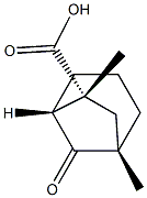 Bicyclo[3.2.1]octane-6-carboxylic acid, 1,6-dimethyl-8-oxo-, (1R,5S,6S)-rel- (9CI) Structure