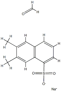 Naphthalenesulfonic acid, 1,6-dimethyl-, sodium salt, polymer with formaldehyde Structure