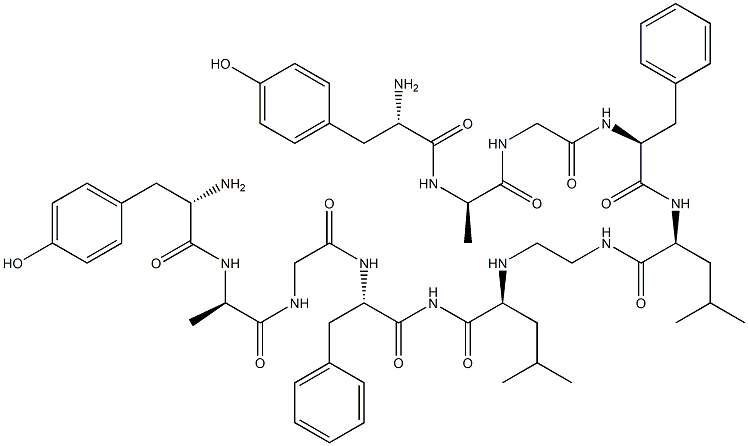 enkephalinamide-Leu, Ala(2)-aminoethyl dimer-,82221-89-4,结构式