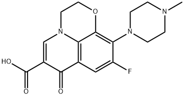 去甲基氧氟沙星,82419-46-3,结构式