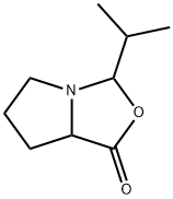 1H,3H-Pyrrolo[1,2-c]oxazol-1-one,tetrahydro-3-(1-methylethyl)-(9CI) 化学構造式