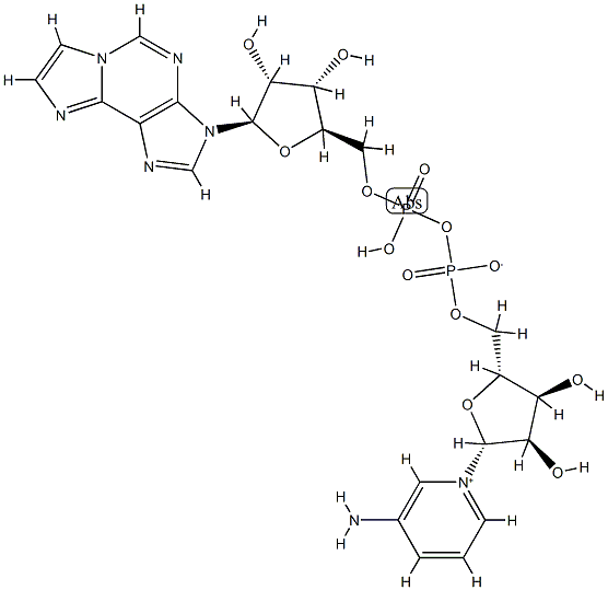 3-aminopyridine 1,N(6)-ethenoadenine dinucleotide Struktur