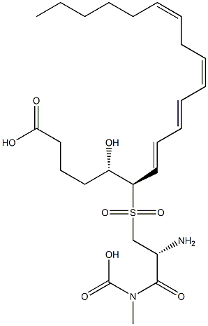 leukotriene D-4 sulfone Structure