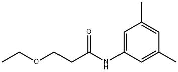 N-(3,5-Dimethylphenyl)-3-ethoxypropanamide 结构式