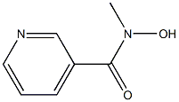 3-Pyridinecarboxamide,N-hydroxy-N-methyl-(9CI)|