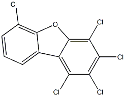 1,2,3,4,6-PNCDF Structure