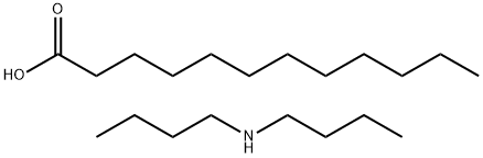 lauric acid, compound with dibutylamine (1:1) Structure