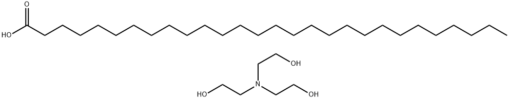 octacosanoic acid, compound with 2,2',2''-nitrilotriethanol (1:1) Structure