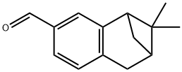 1,2,3,4-Tetrahydro-2,2-dimethyl-1,3-methanonaphthalene-7-carboxaldehyde 化学構造式