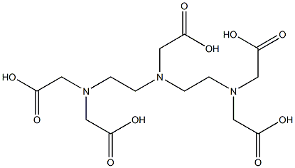 Acide pentetique Structure