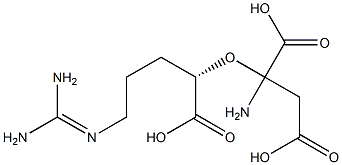 2-oxosuccinic acid, compound with L-arginine (1:1) Structure