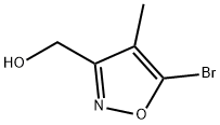 5-溴-4-甲基异恶唑-3-甲醇, 854015-45-5, 结构式