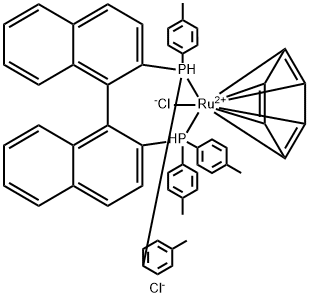 [(R)-TOL-BINAP RUCL 苯]CL,854274-96-7,结构式