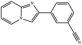 3-(咪唑并[1,2-A]吡啶-2-基)苯腈,855194-39-7,结构式