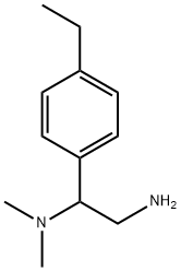 [2-amino-1-(4-ethylphenyl)ethyl]dimethylamine Struktur