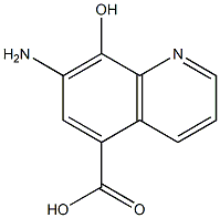 5-Quinolinecarboxylicacid,7-amino-8-hydroxy-(6CI) Structure