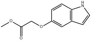 (1H-吲哚-5-基氧基)乙酸甲酯, 857261-14-4, 结构式