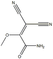 Acrylamide,  -bta-,-bta--dicyano--alpha--methoxy-  (3CI) Structure