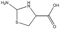 4-Thiazolidinecarboxylicacid,2-amino-(9CI) 化学構造式