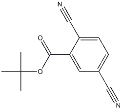 Tert-butyl 2,5-dicyanobenzoate 结构式