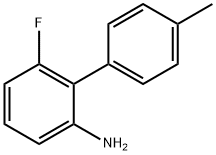 [1,1-Biphenyl]-2-amine,6-fluoro-4-methyl-(9CI) Structure