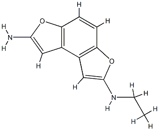 Benzo[1,2-b:4,3-b]difuran-2,7-diamine,  N-ethyl-  (9CI),863995-89-5,结构式