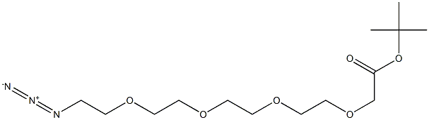 Azido-PEG4-t-butyl acetate Structure