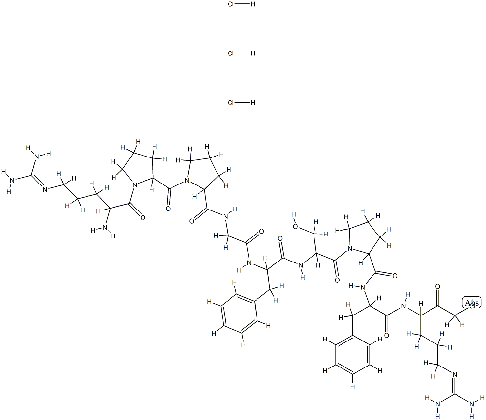 bradykinin chloromethyl ketone,86807-97-8,结构式