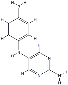 2,5-Pyrimidinediamine,N5-(4-aminophenyl)-(9CI) Structure